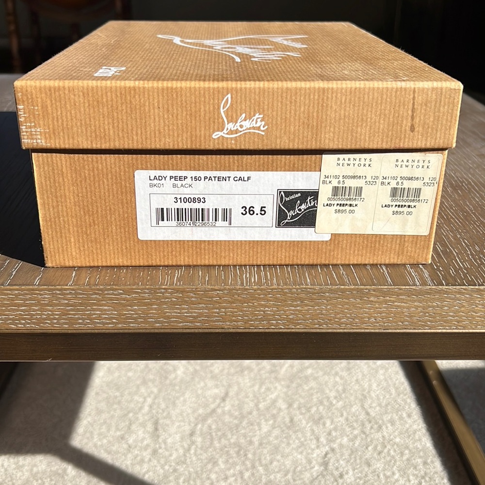 Christian Louboutin Lady Peep Patent Calf 36.5 - Picture 12 of 16
